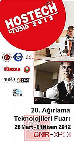 HOSTECH TUSID 28 Mart / 01 Nisan 2012 CNRExpo Fuar Alanındayız.