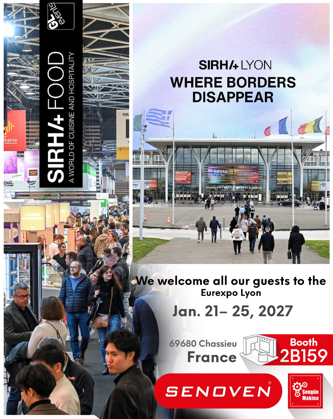Sirha Lyon - Fransa / 21 - 25 Ocak 2027 katılıyoruz.